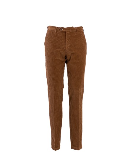 Shop GERMANO  Pantalone: Germano pantalone in velluto a coste.
Tasca america.
Chiusura con bottone e zip.
Tasche posteriori a filo con bottone.
Composizione: 98% Cotone 2% Elastan.
Fabbricato in Italia.. 24G 7909-0237
